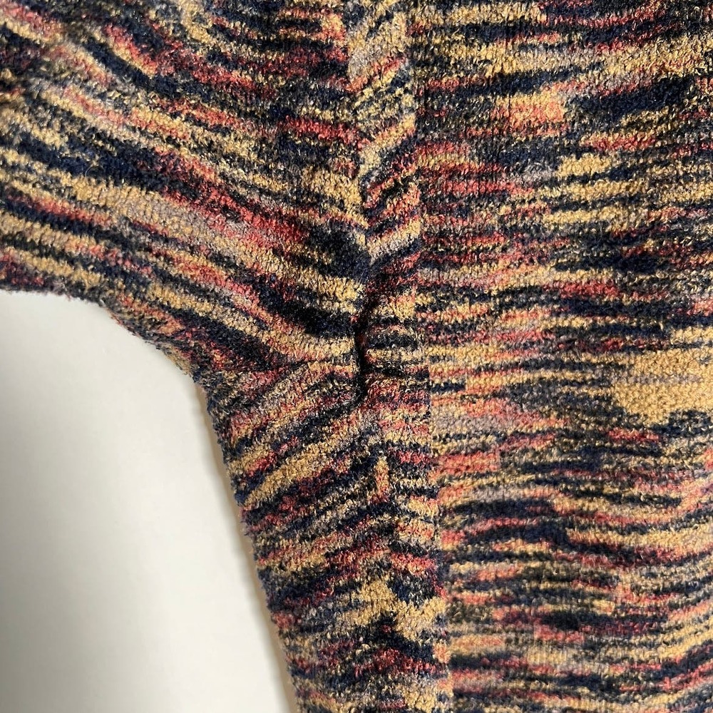 Free People Seamless Legging M Heathered Brown Textured Elastic Waist Pants - Picture 5 of 9